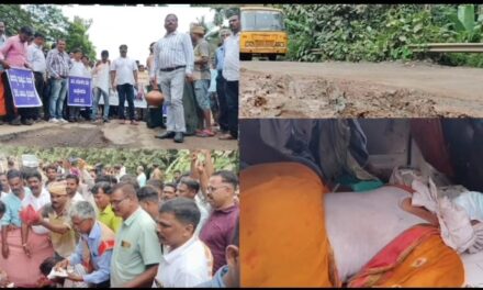 Potholes on the Highway: Public Protest through Mock Demonstration on National Highway 52