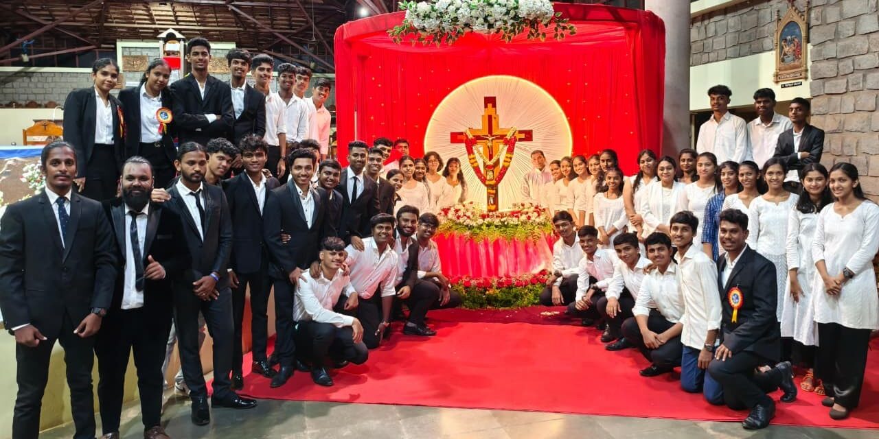 Karwar Diocese Concludes Regional Youth Cross Pilgrimage with Solemn Ceremony