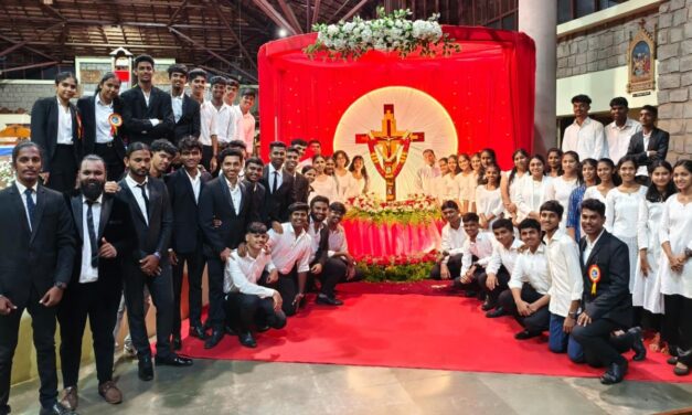 Karwar Diocese Concludes Regional Youth Cross Pilgrimage with Solemn Ceremony