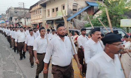 RSS Celebrates 100 Years with Grand March in Karwar