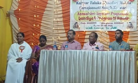 Bhandari Women’s Association Celebrates Navratri in Karwar with Honors and Cultural Lessons for Children