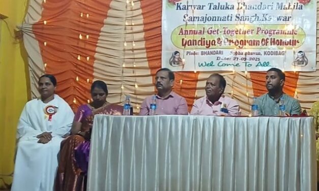 Bhandari Women’s Association Celebrates Navratri in Karwar with Honors and Cultural Lessons for Children