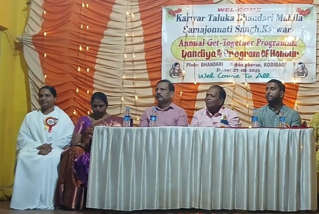 Bhandari Women’s Association Celebrates Navratri in Karwar with Honors and Cultural Lessons for Children