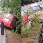 KSRTC Bus Veers Off Road Near Mundgod; Passengers Escape Unhurt 