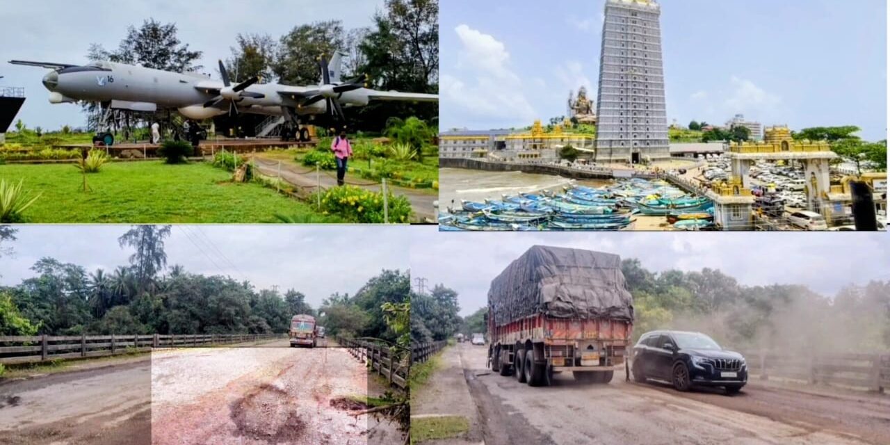 Uttara Kannada’s Tourism Boom Threatened by Deplorable Road Conditions